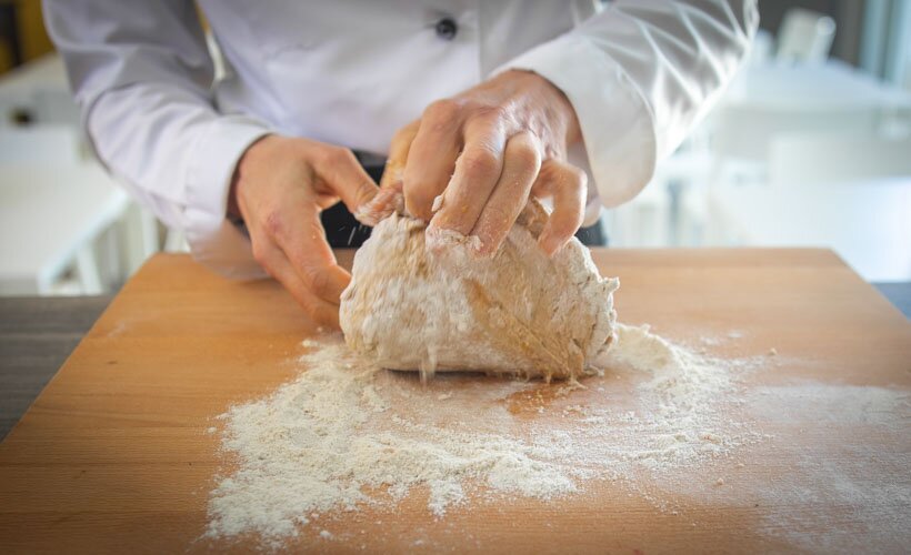 i buoni sani impastare a mano